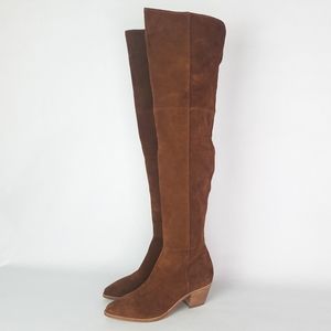 lucca pieced over the knee boot